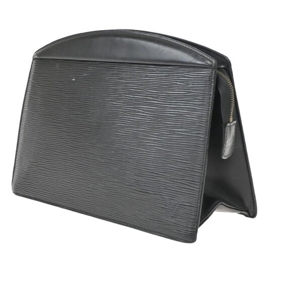 LOUIS VUITTON LV Trousse Crete Clutch Hand Bag Epi Leather Black M48402 02KB102 - Picture 2 of 16